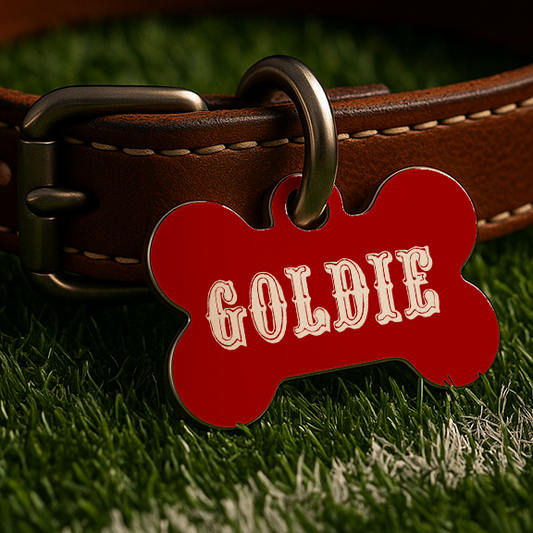 San Francisco Game Day Tag – Red & Gold Edition