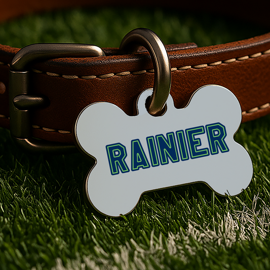 Seattle Game Day Tag – Gray Gridiron Edition