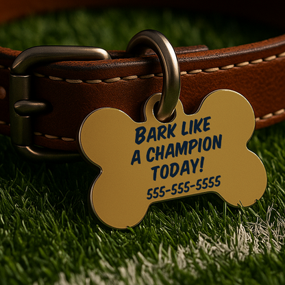 South Bend Game Day Tag – Victory March Navy Edition