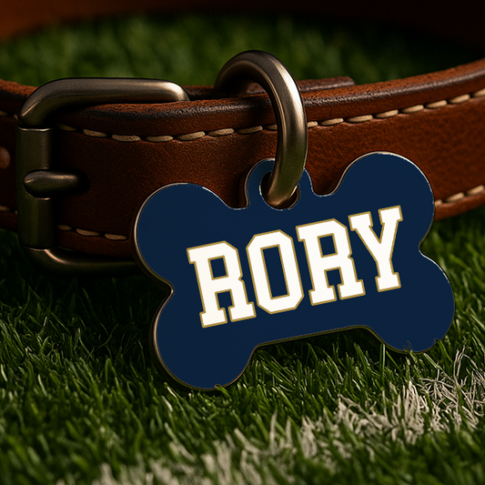 South Bend Game Day Tag – Victory March Navy Edition