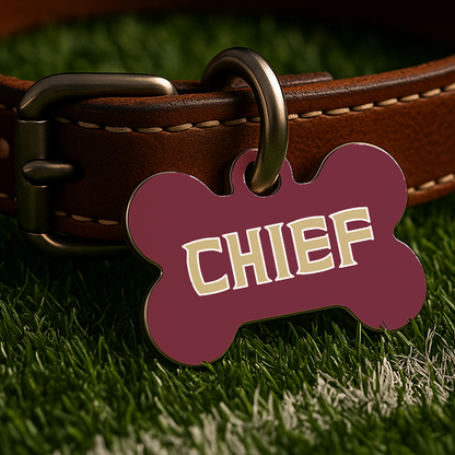 Tallahassee Game Day Tag – Garnet Edition