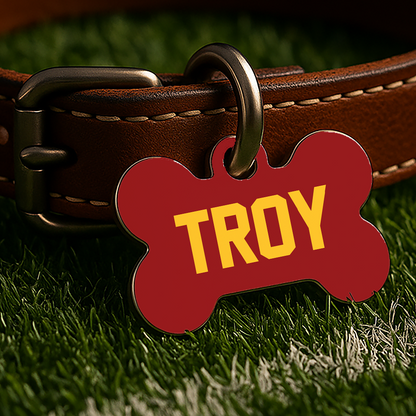 Los Angeles Game Day Tag - Red & Gold Campus