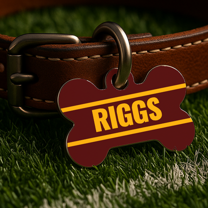 Washington Game Day Tag – Burgundy & Gold Edition