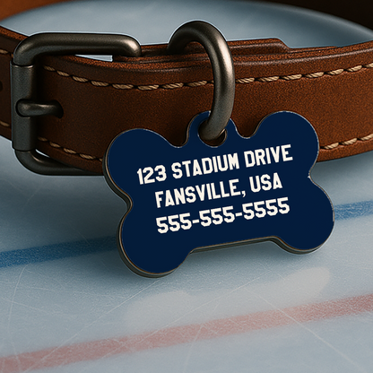 Winnipeg Gameday Style, Ice Time Blue Edition, Double Sided Dog Tag