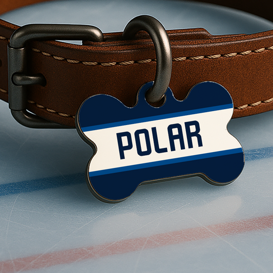 Winnipeg Gameday Style, Ice Time Blue Edition, Double Sided Dog Tag